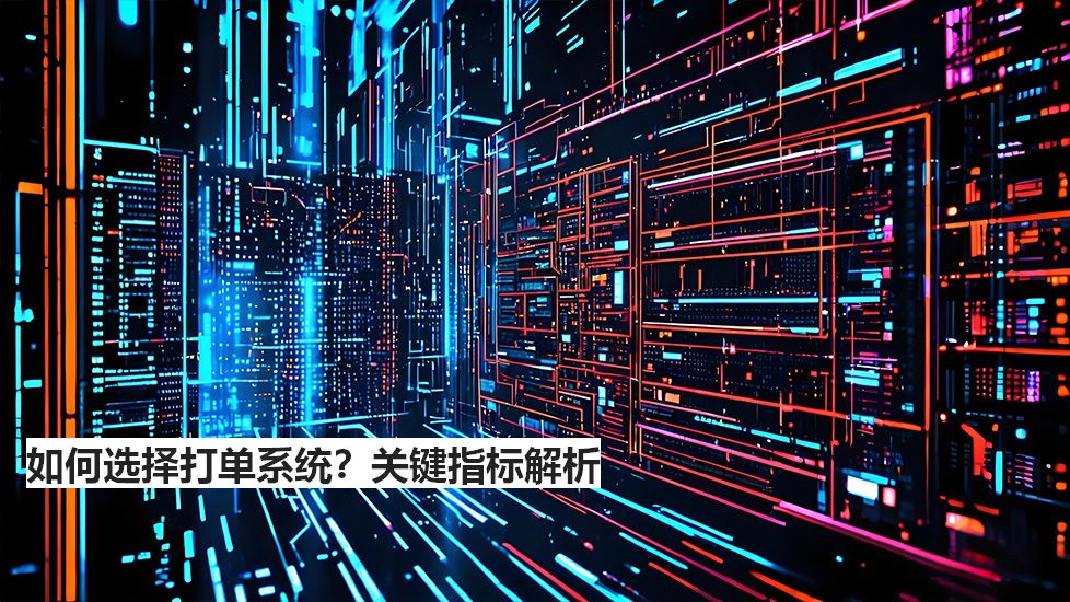 如何選擇打單系統(tǒng)？關(guān)鍵指標(biāo)解析